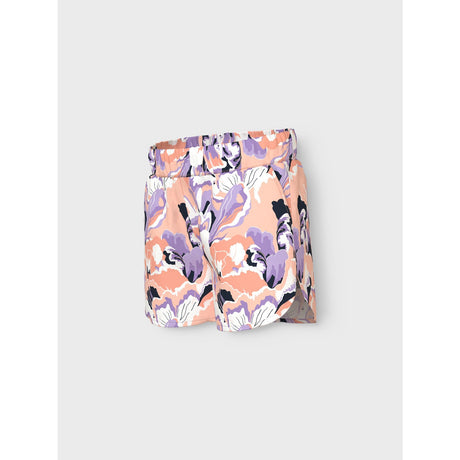 Name It Peach Parfait Flower Vinaya Shorts Noos