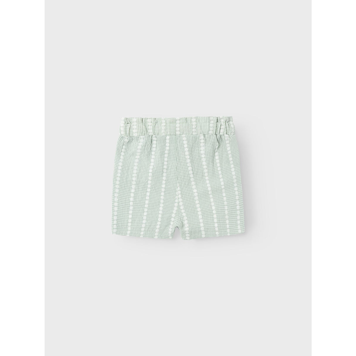 Name It Silt Green Hicheck Shorts