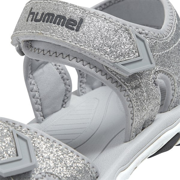 Hummel Sandal Glitter Jr Silver