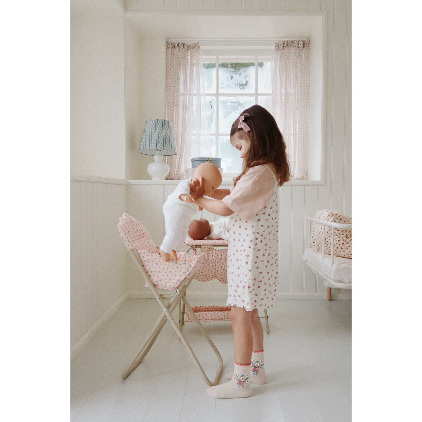 Konges Sløjd Doll High Chair Bloomie Blush
