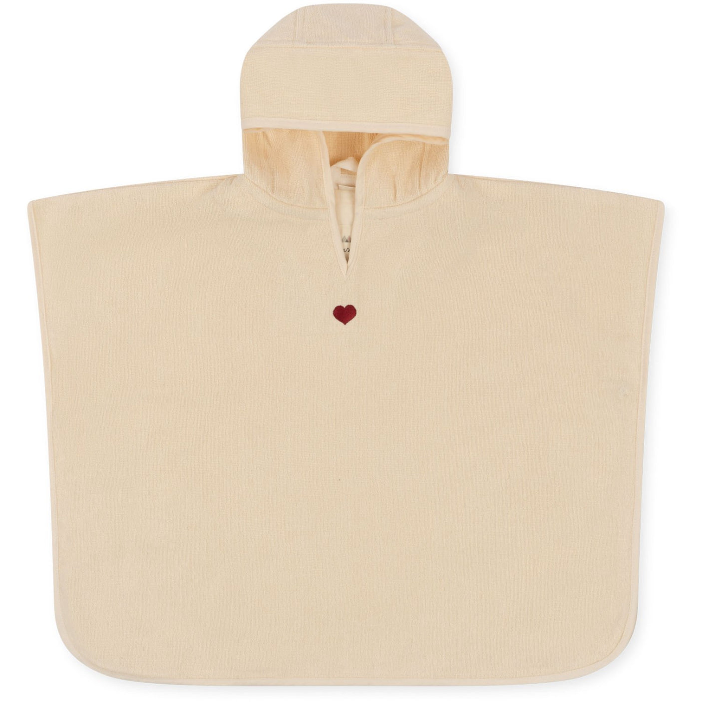 Konges Sløjd Terry Poncho w. Embroidered Swan