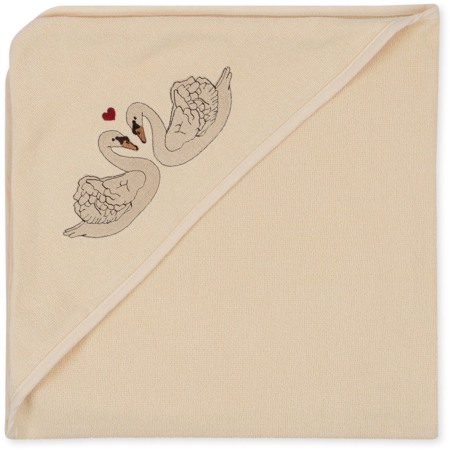Konges Sløjd Terry Towel w. Embroidery Swan