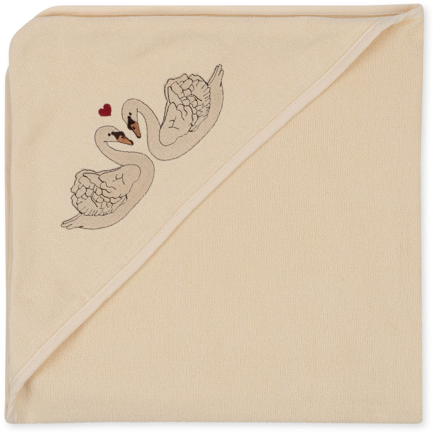 Konges Sløjd Terry Towel w. Embroidery Swan