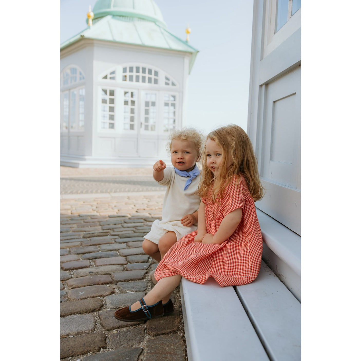 Lalaby Cherry Check Roberta Dress