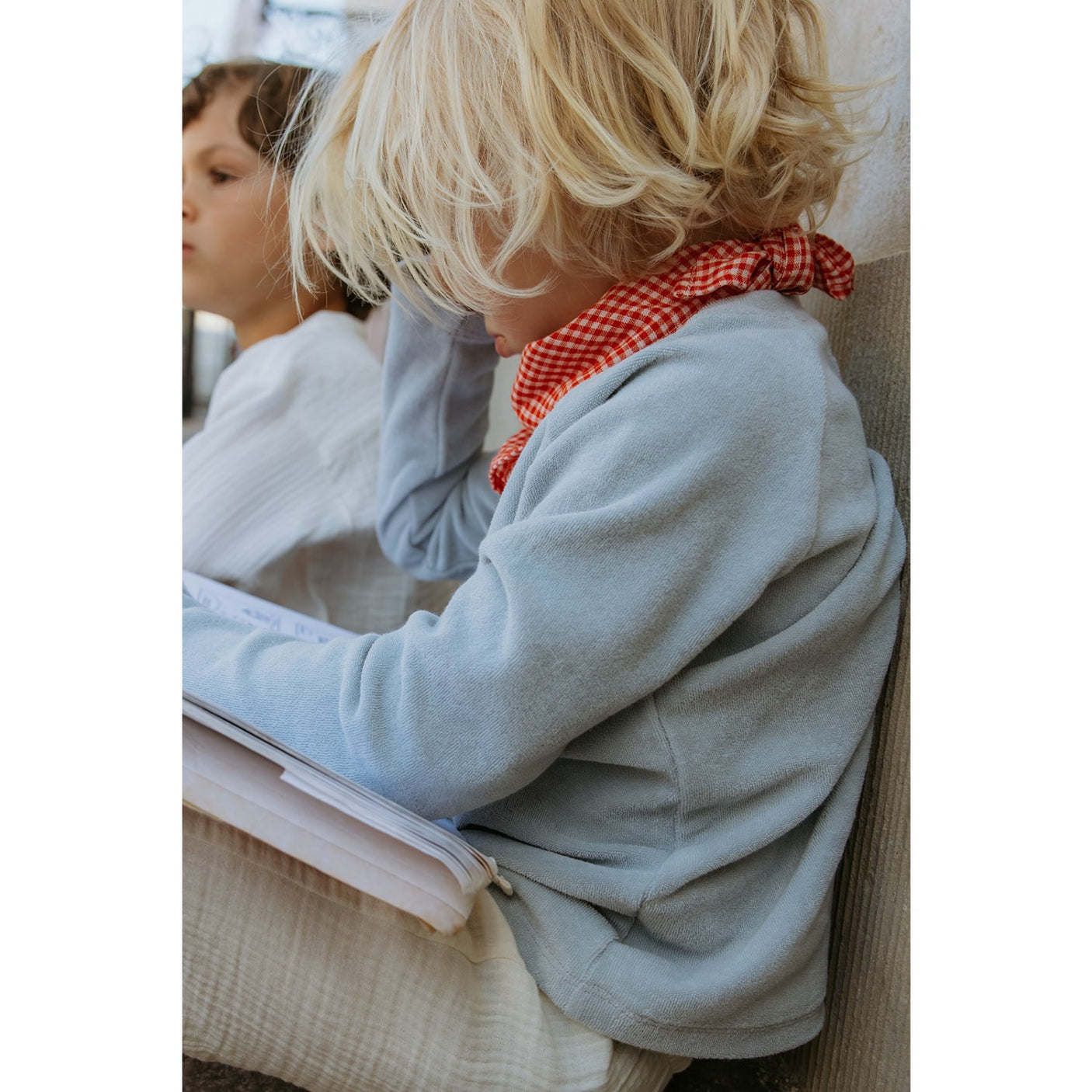 Lalaby Cherry Check Vera Scarf