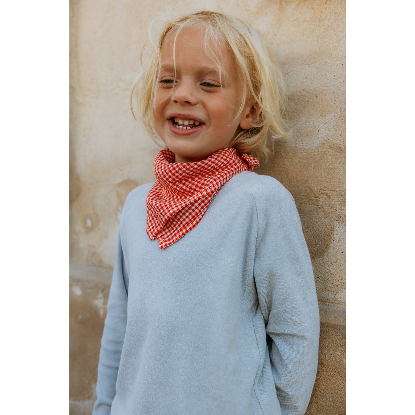 Lalaby Cherry Check Vera Scarf