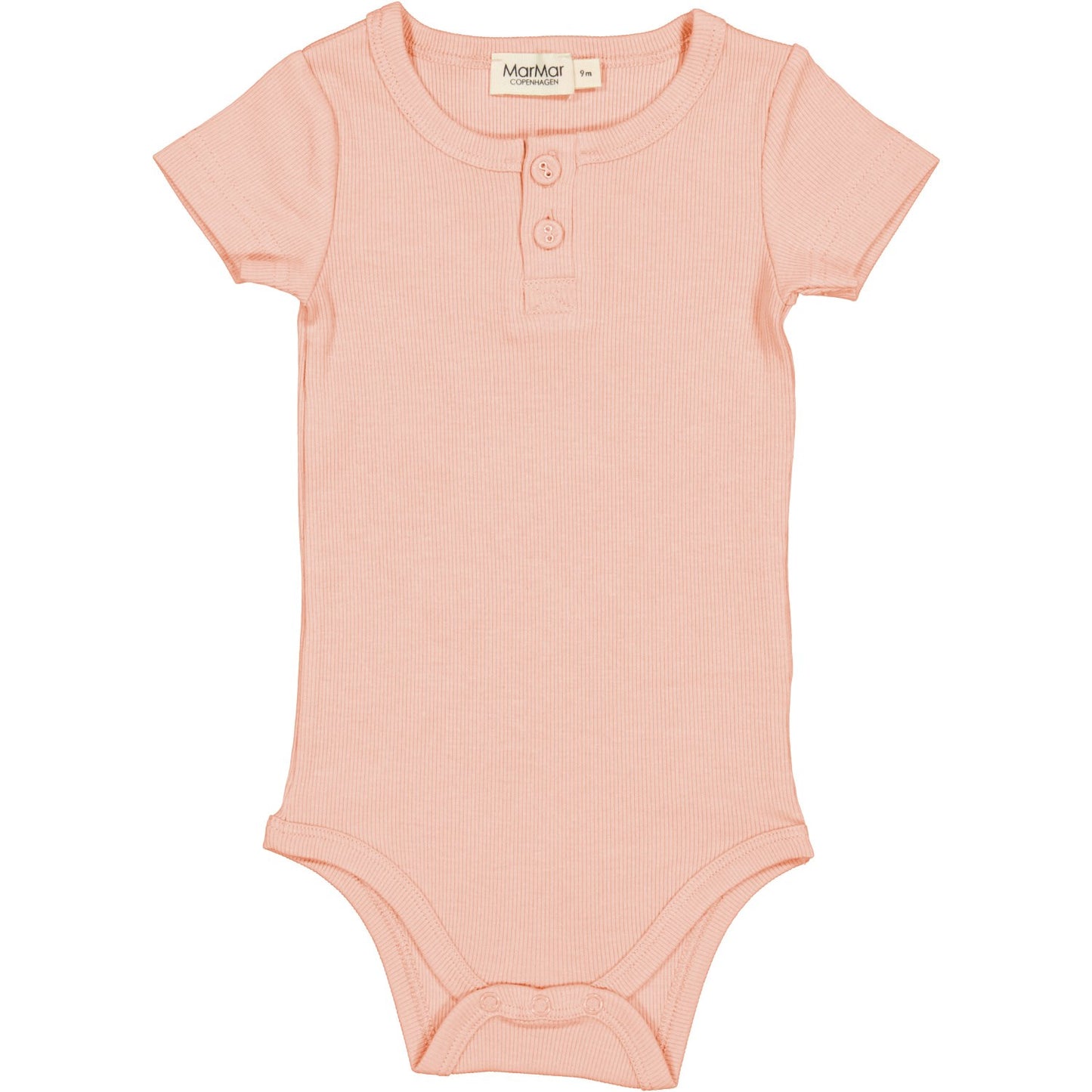 MarMar Modal Fine Rib Soft Coral Body