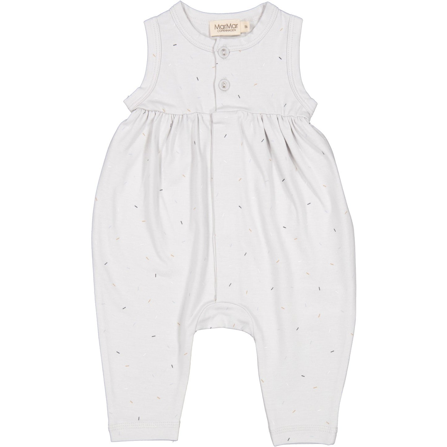 MarMar New Born Modal Smooth Print Sprinkle Blue Ruberto Romper