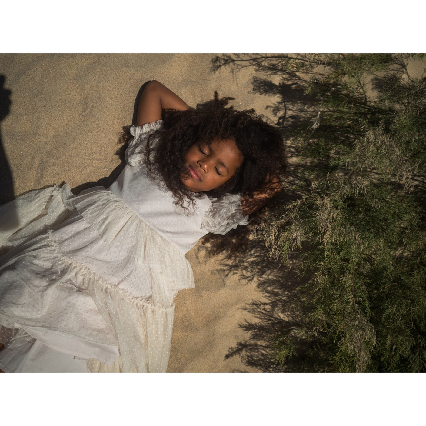 MarMar Tulle Dotty Vanilla Doth Dress