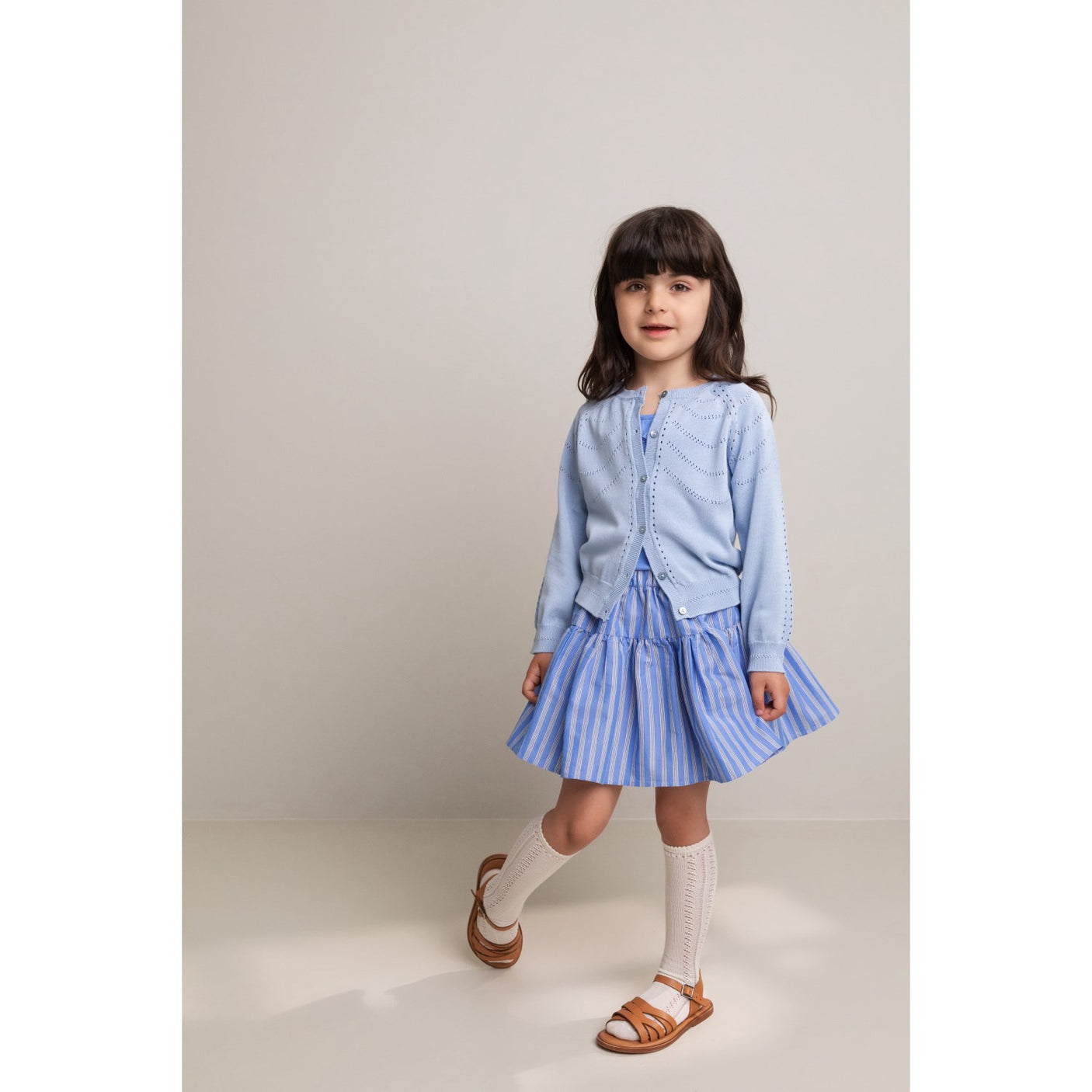 MarMar Modal Mix Cloudy Blue Tilja Knit Cardigan