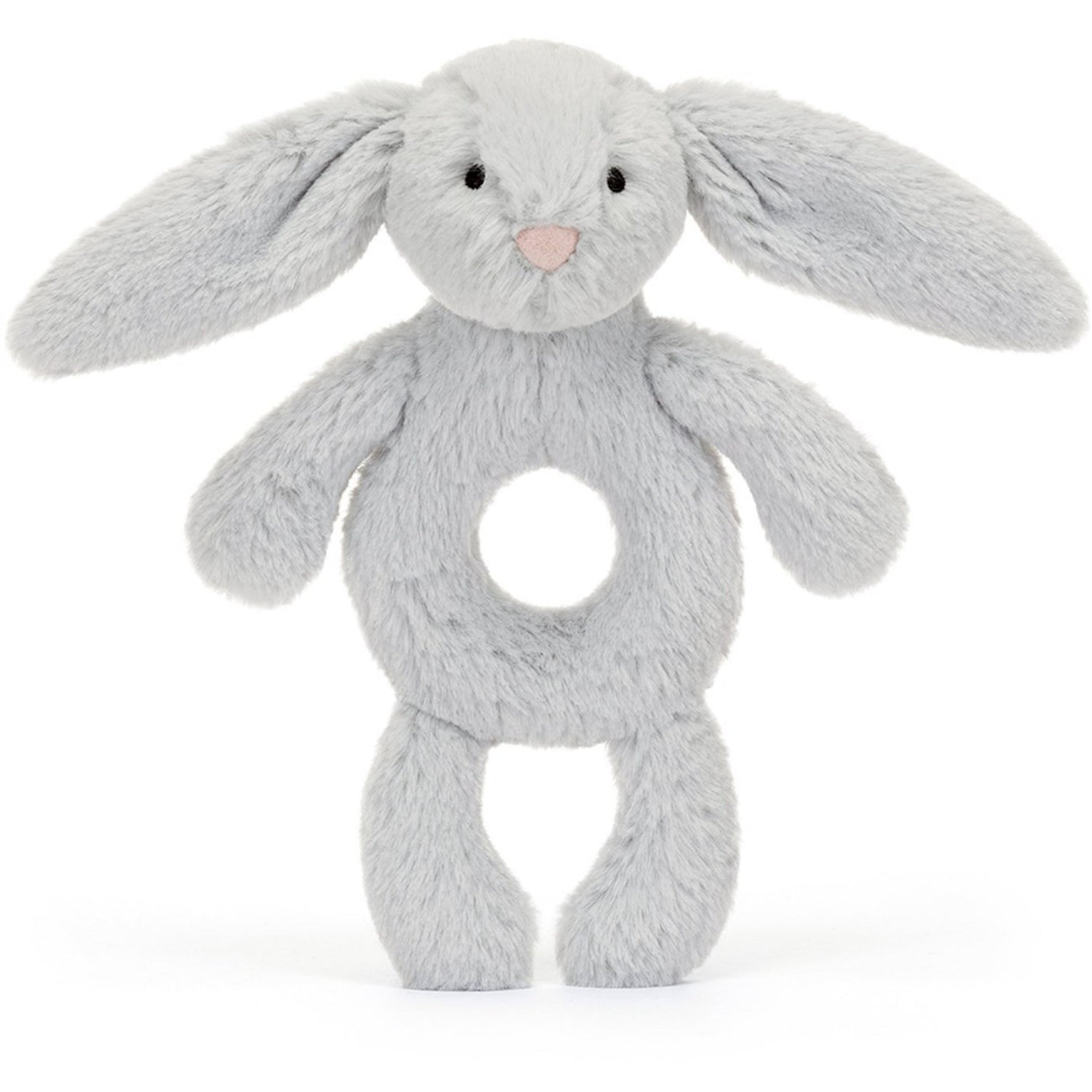 Jellycat Bashful Silver Bunny Ring Rattle
