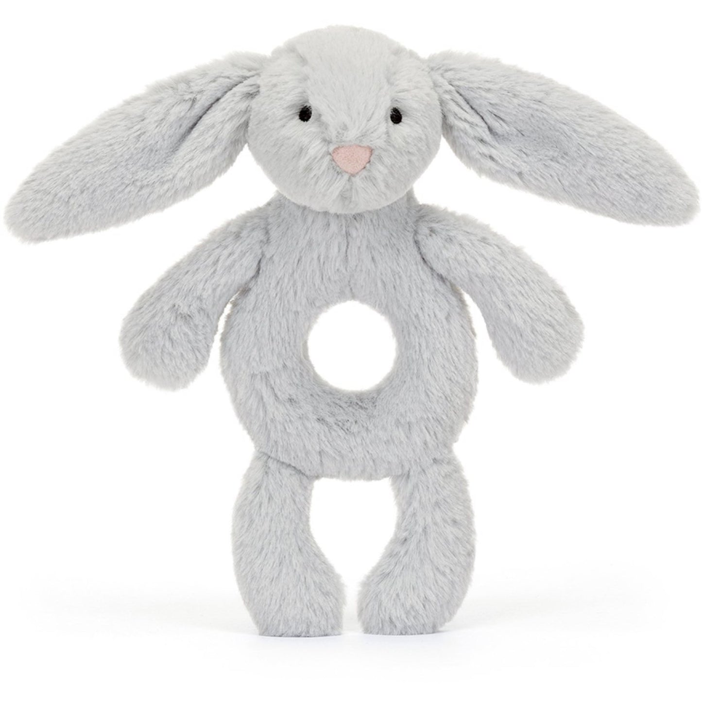 Jellycat Bashful Silver Bunny Ring Rattle