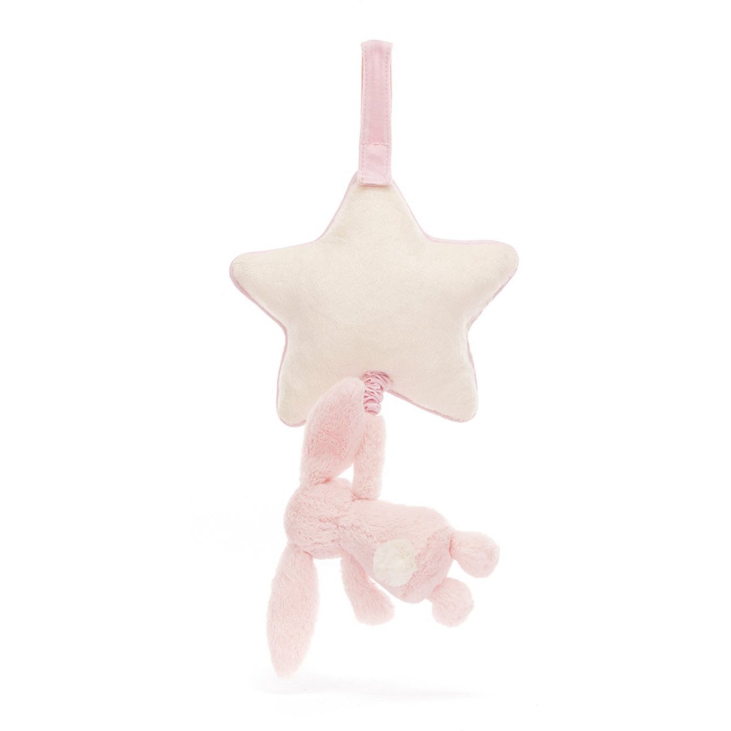 Jellycat Bashful Pink Bunny Musical Pull