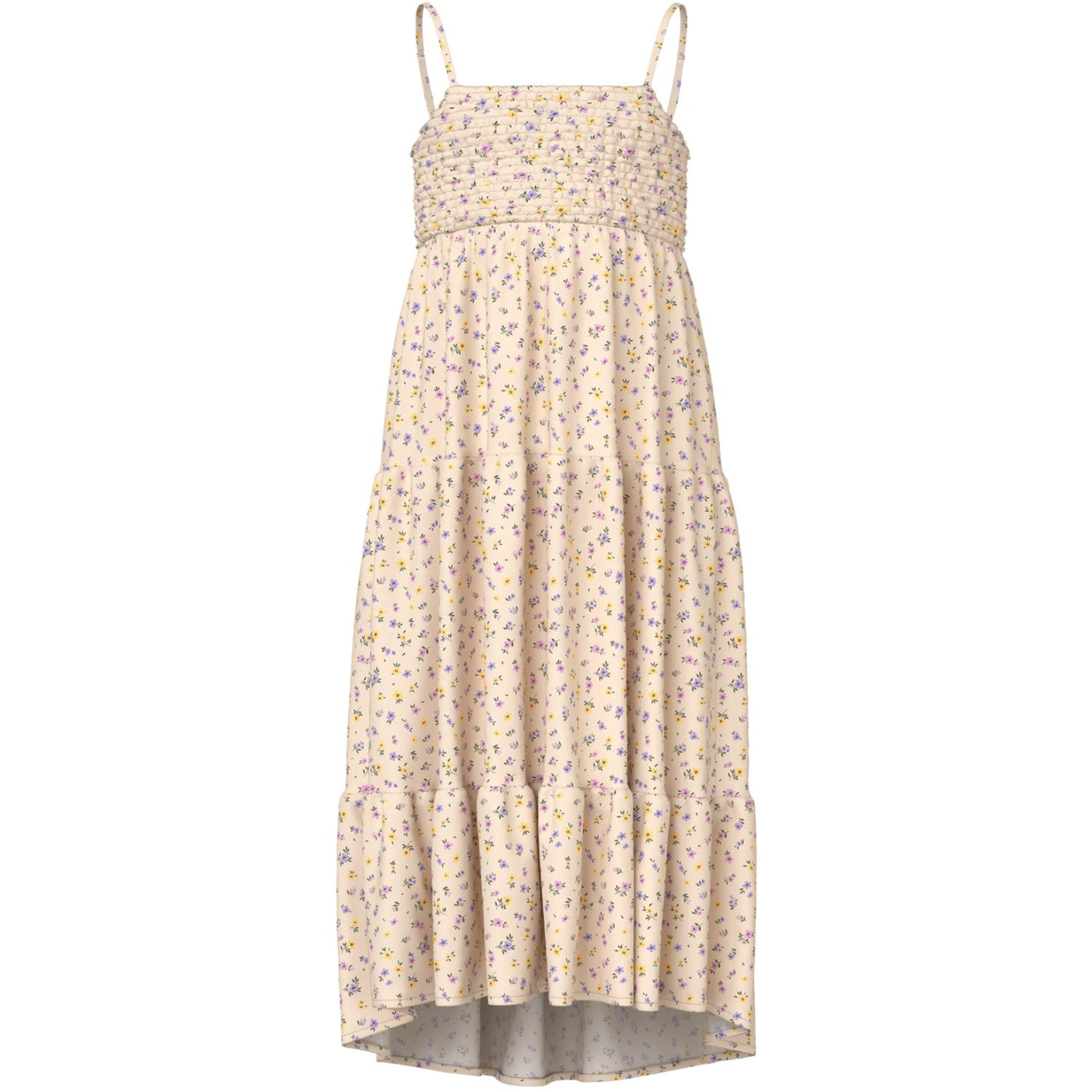 Name It Buttercream Small Flower Vinaya Strap Maxi Dress