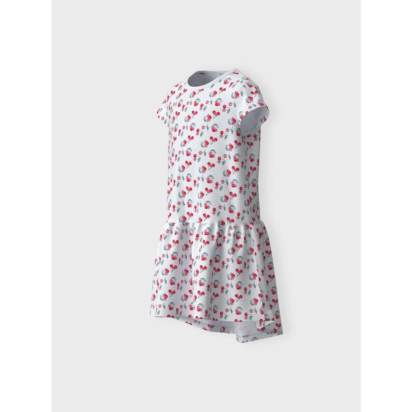Name It Bright White Cherries Vigga Dress