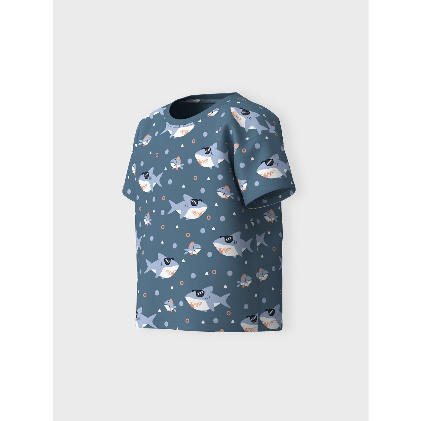 Name It Provincial Blue Sharks Valther Loose T-Shirt