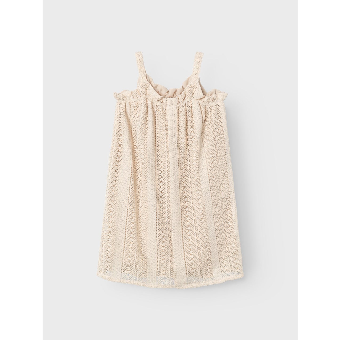MÅ IKKE KOMME ONLINE! Name It Oatmeal Hisilka Strap Dress