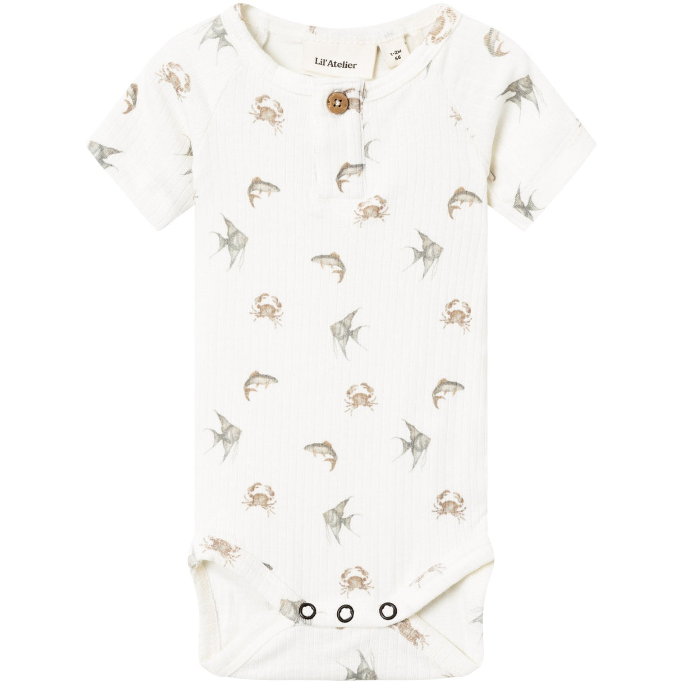 Lil'Atelier Coconut Milk Crab Gio Slim Bodystocking