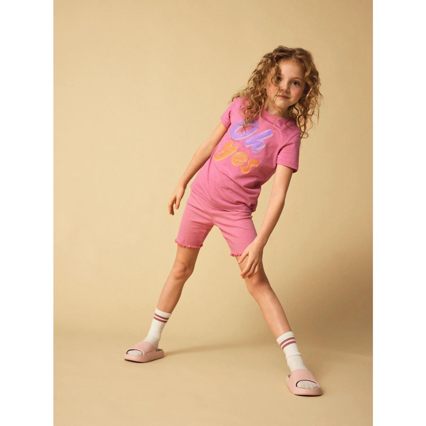 Name It Wild Orchid Hara Biker Shorts