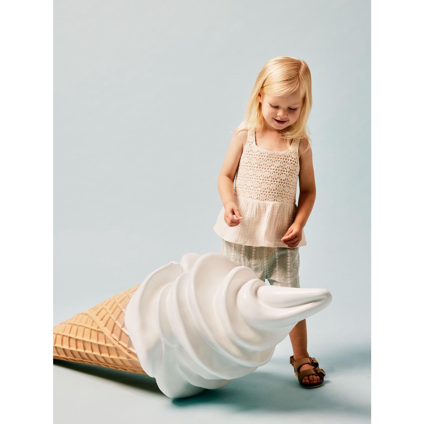 Name It Silt Green Hicheck Shorts