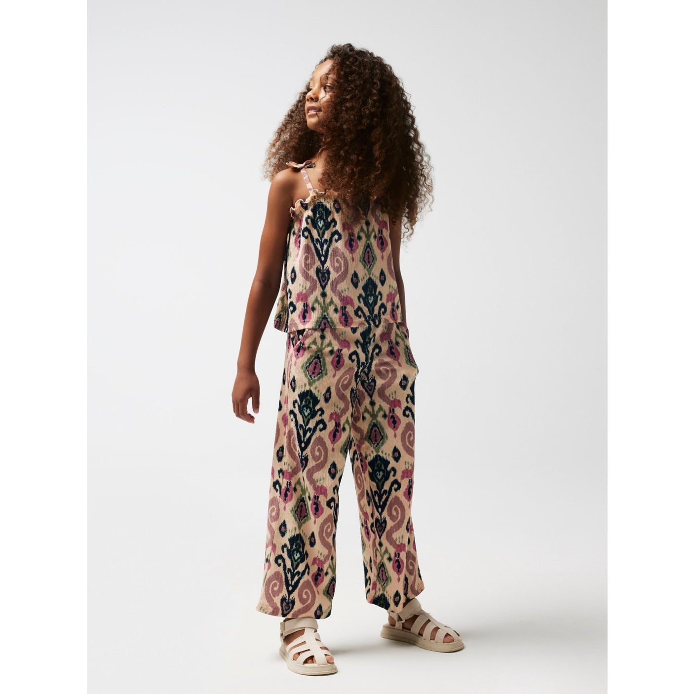 Name It Peach Parfait Habane Short Strap Top