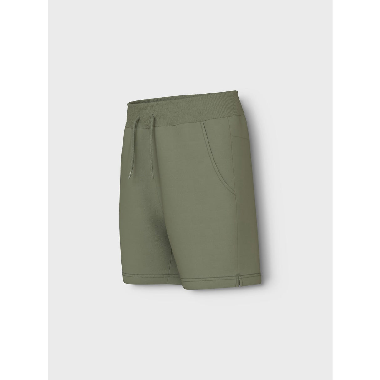 Name It Oil Green Vivasse Long Sweat Shorts