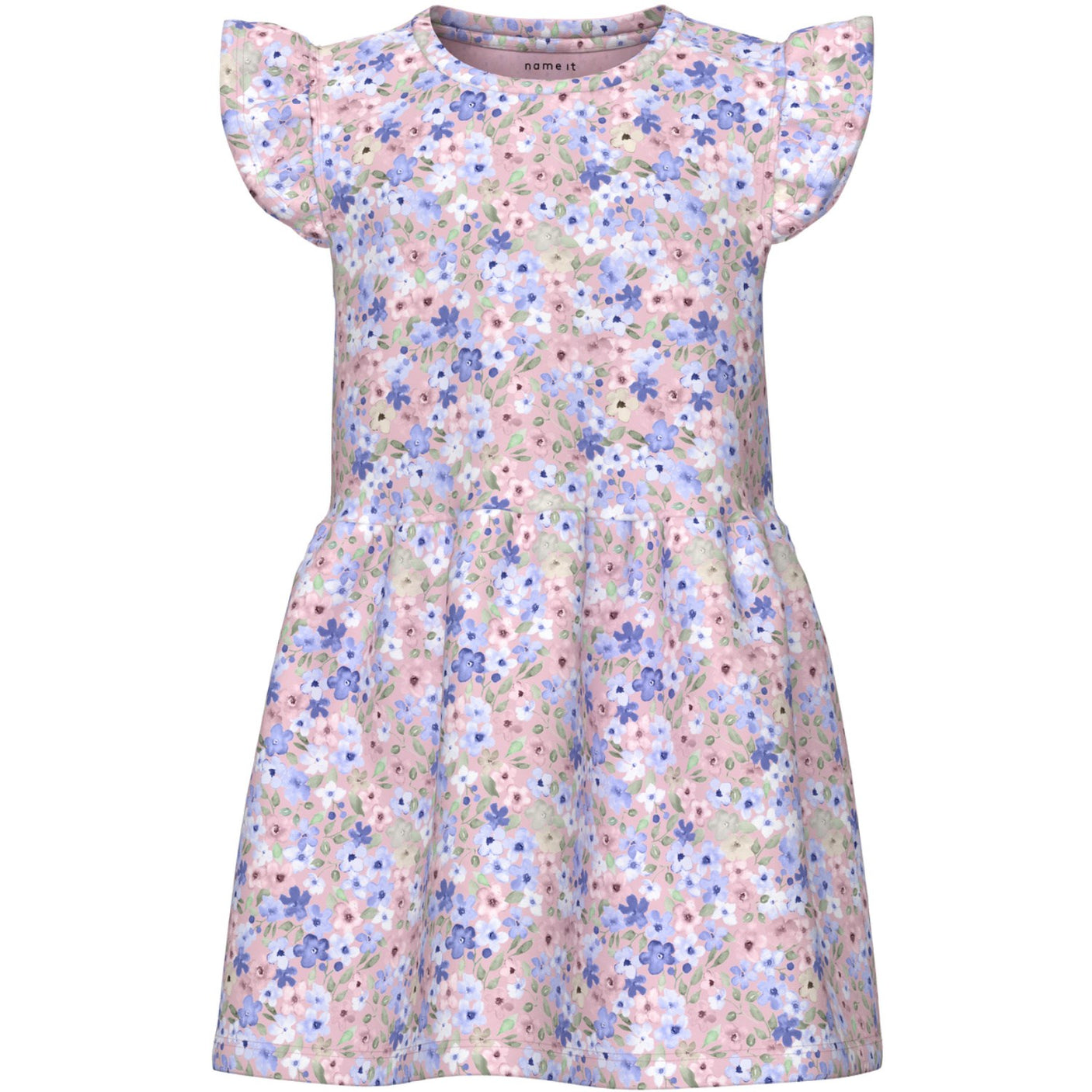 Name It Parfait Pink Hisse Cap Dress