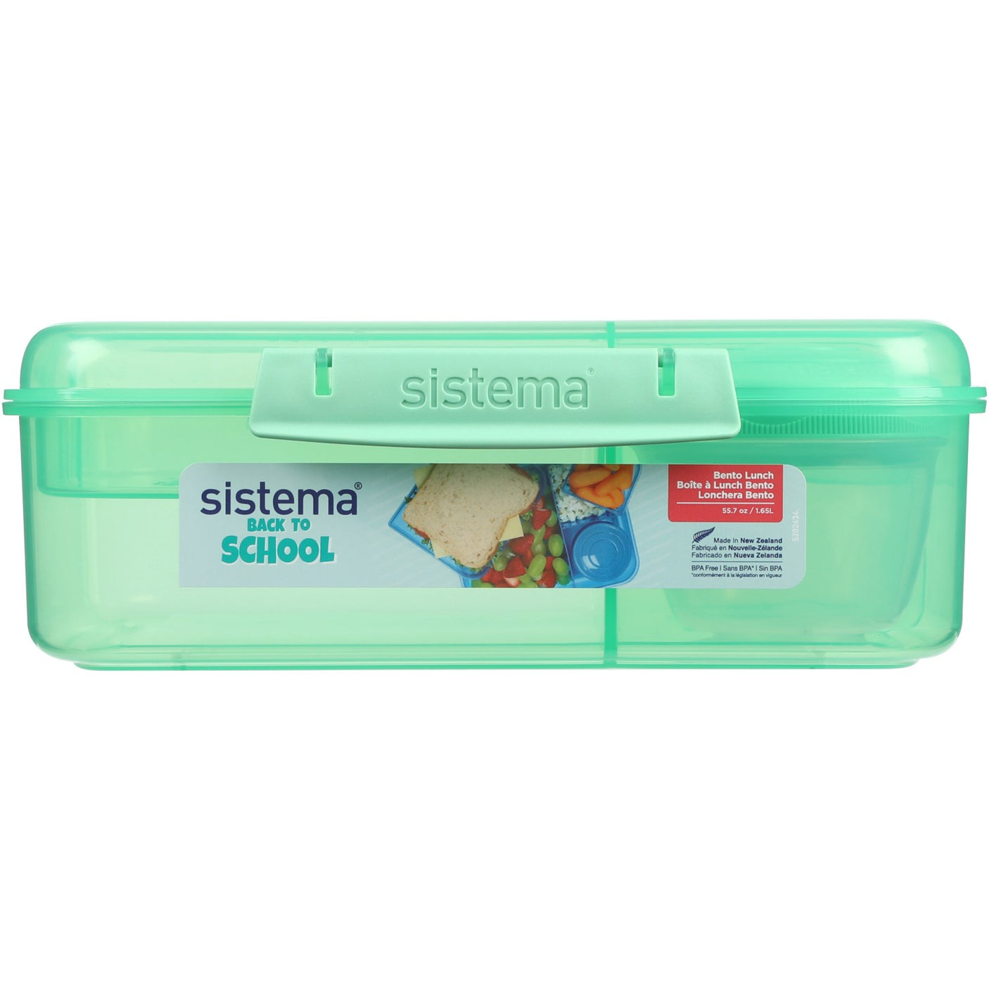 Sistema Bento Lunch Box 1,65 L Green