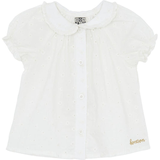 BONTON Blanc Paloma Aria Blouse
