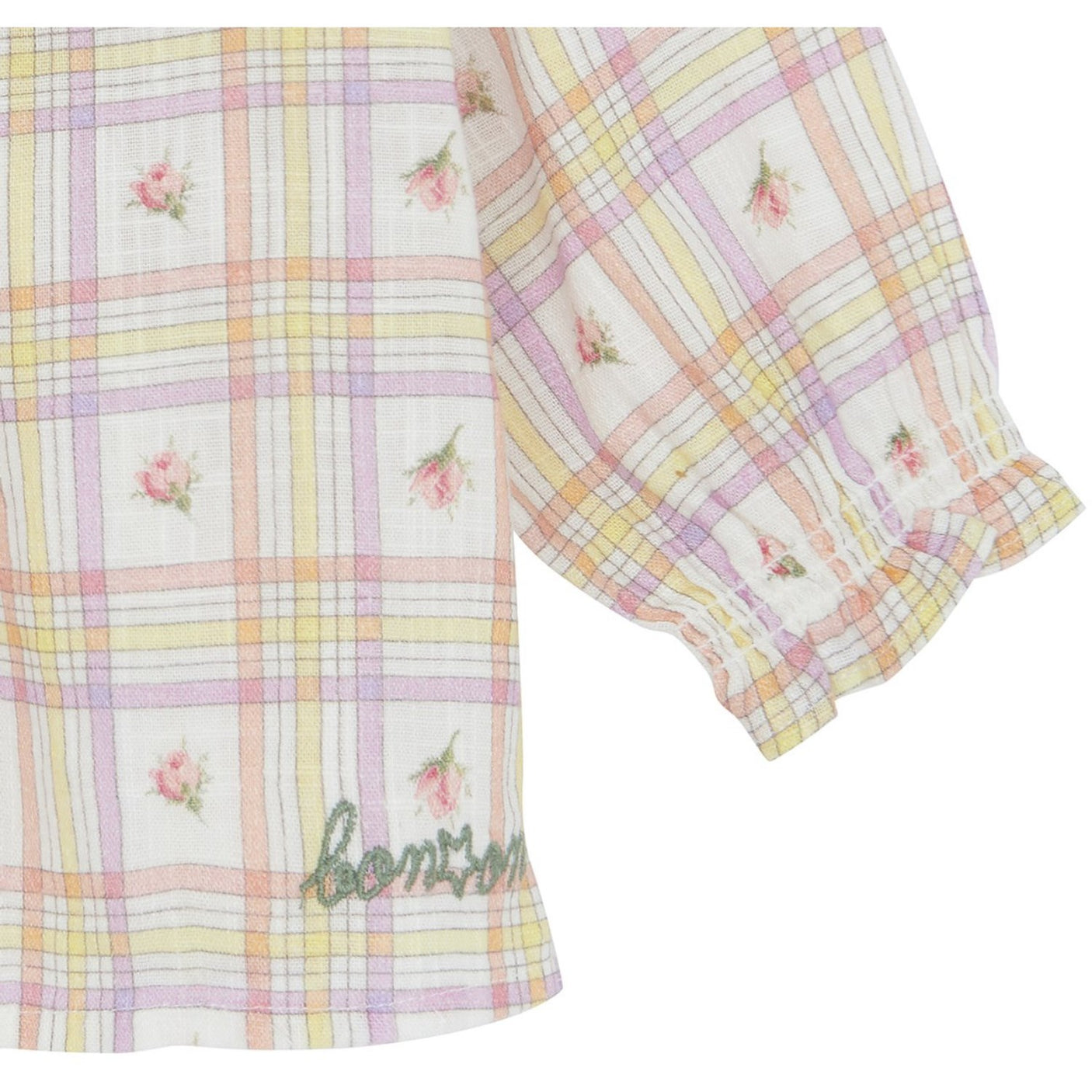 BONTON Carreau Bouton De Rose Reina Blouse