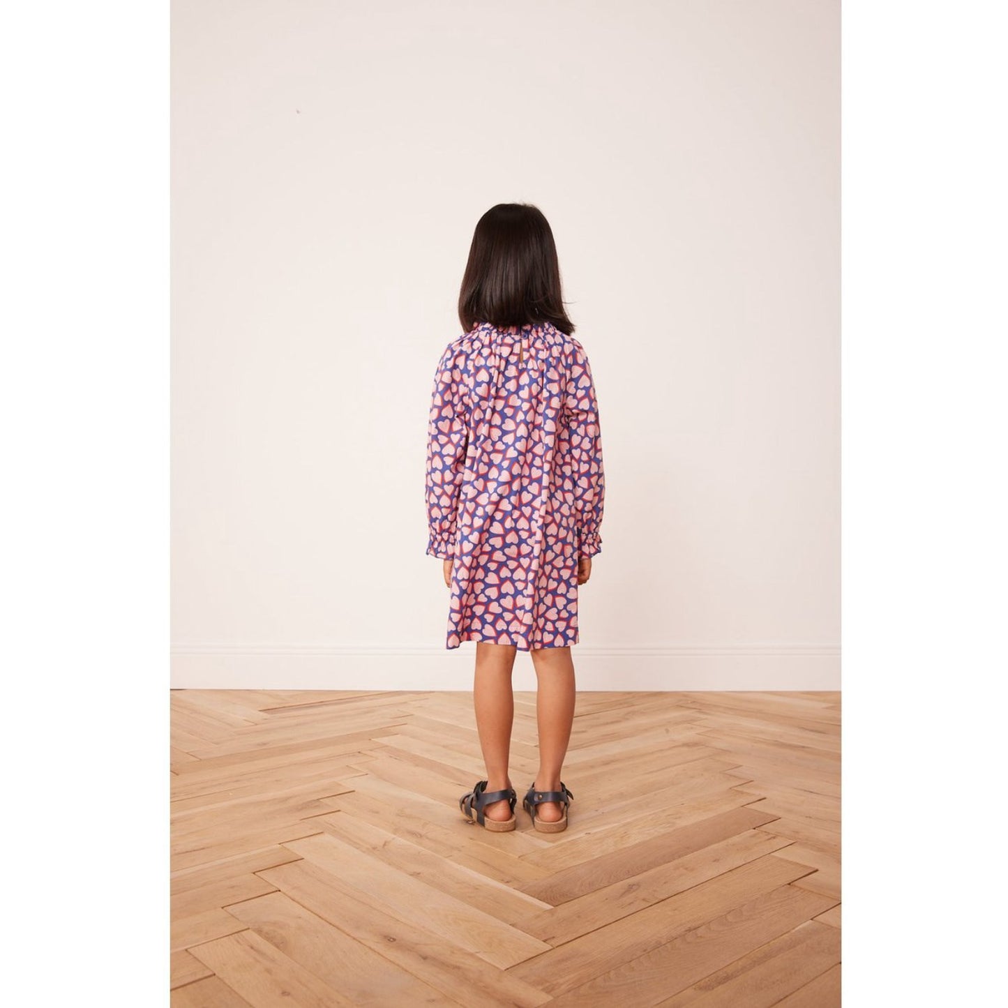 BONTON Imp Coeur Bleu Dahlia Dress