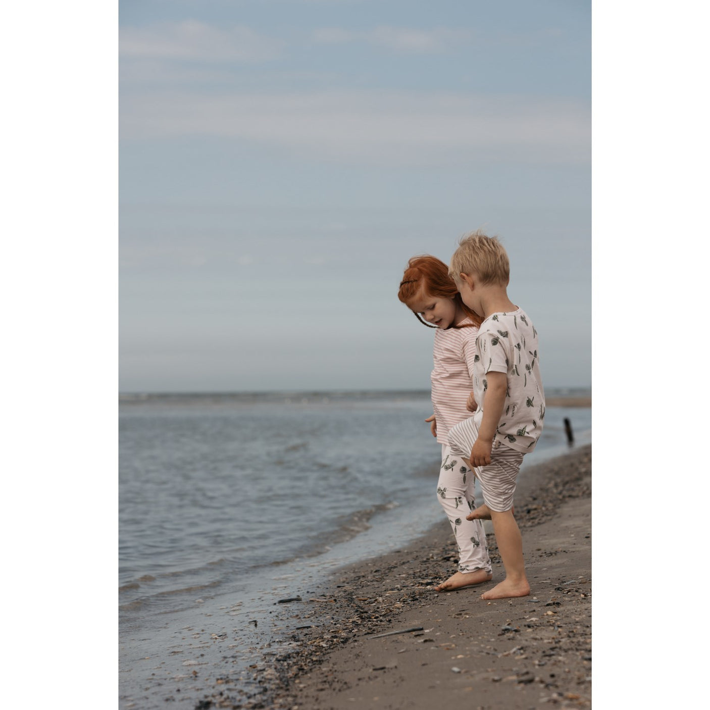 Petit Piao® Rose Smoke T-shirt Baggy Sum Printed