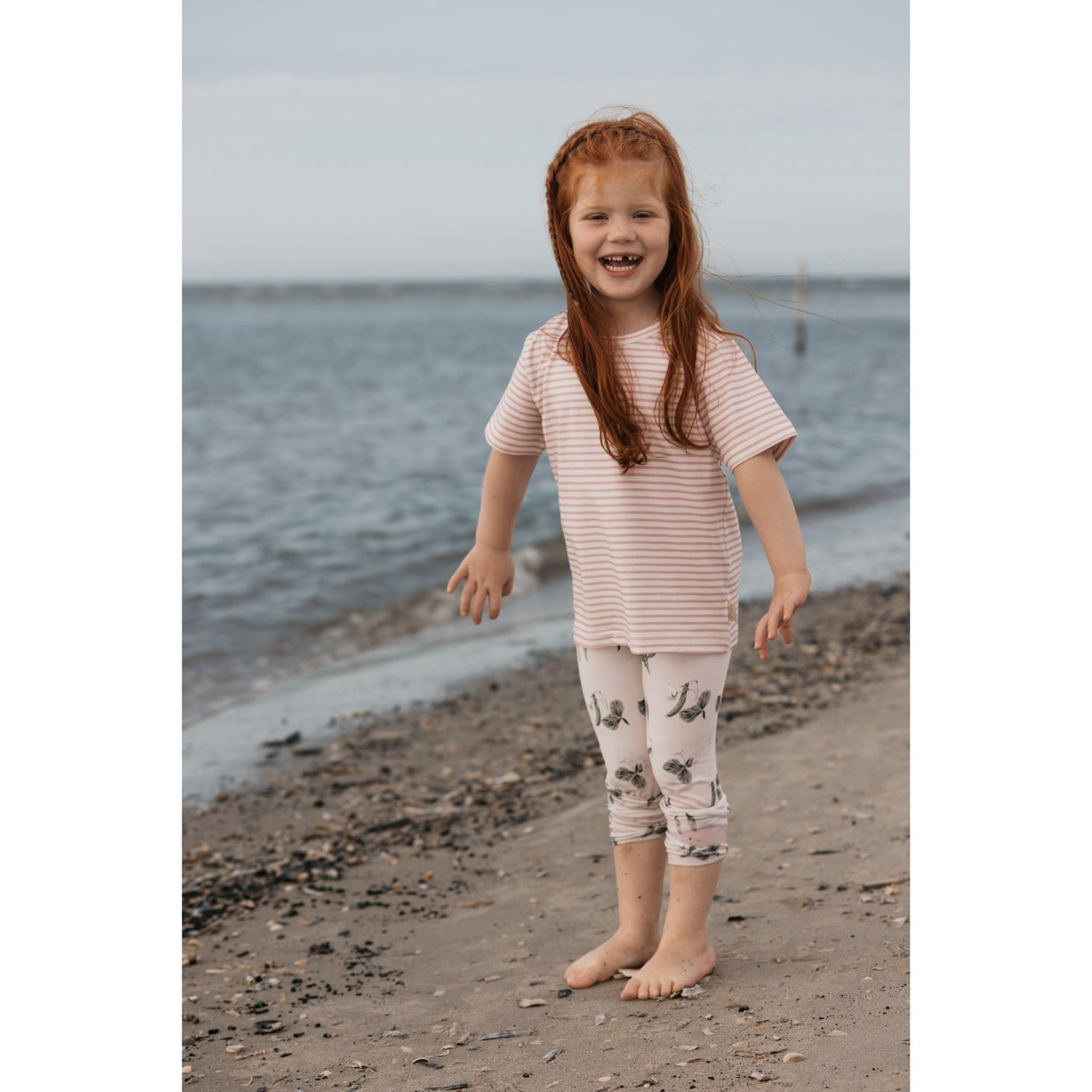 Petit Piao® Rose Smoke T-shirt Baggy Sum Printed