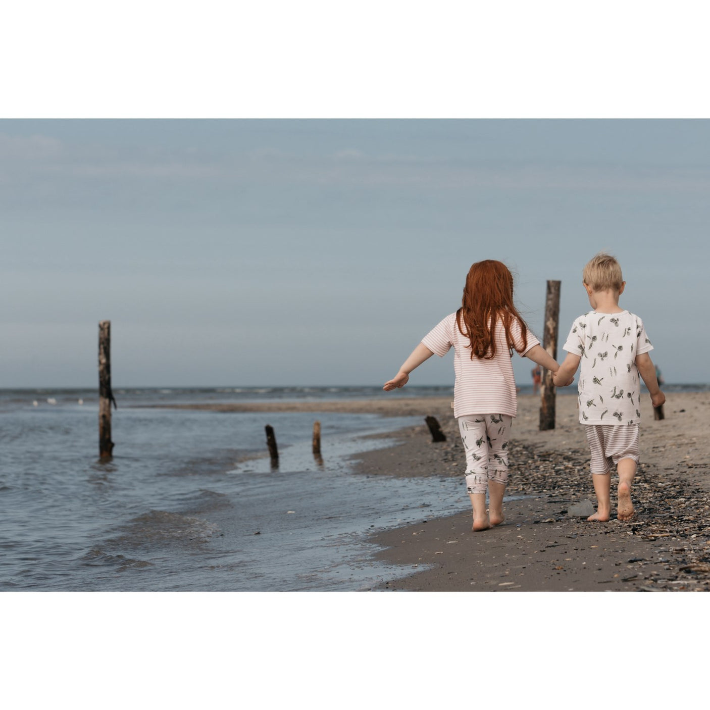 Petit Piao® Mineral Green Shorts Sum Printed