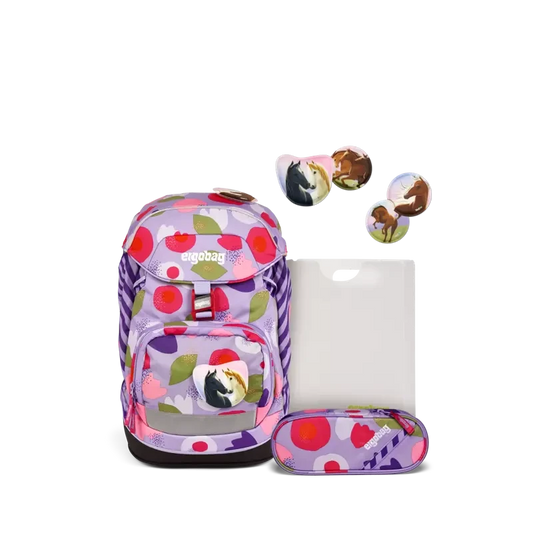 Ergobag School Bag Prime Flower PowBear