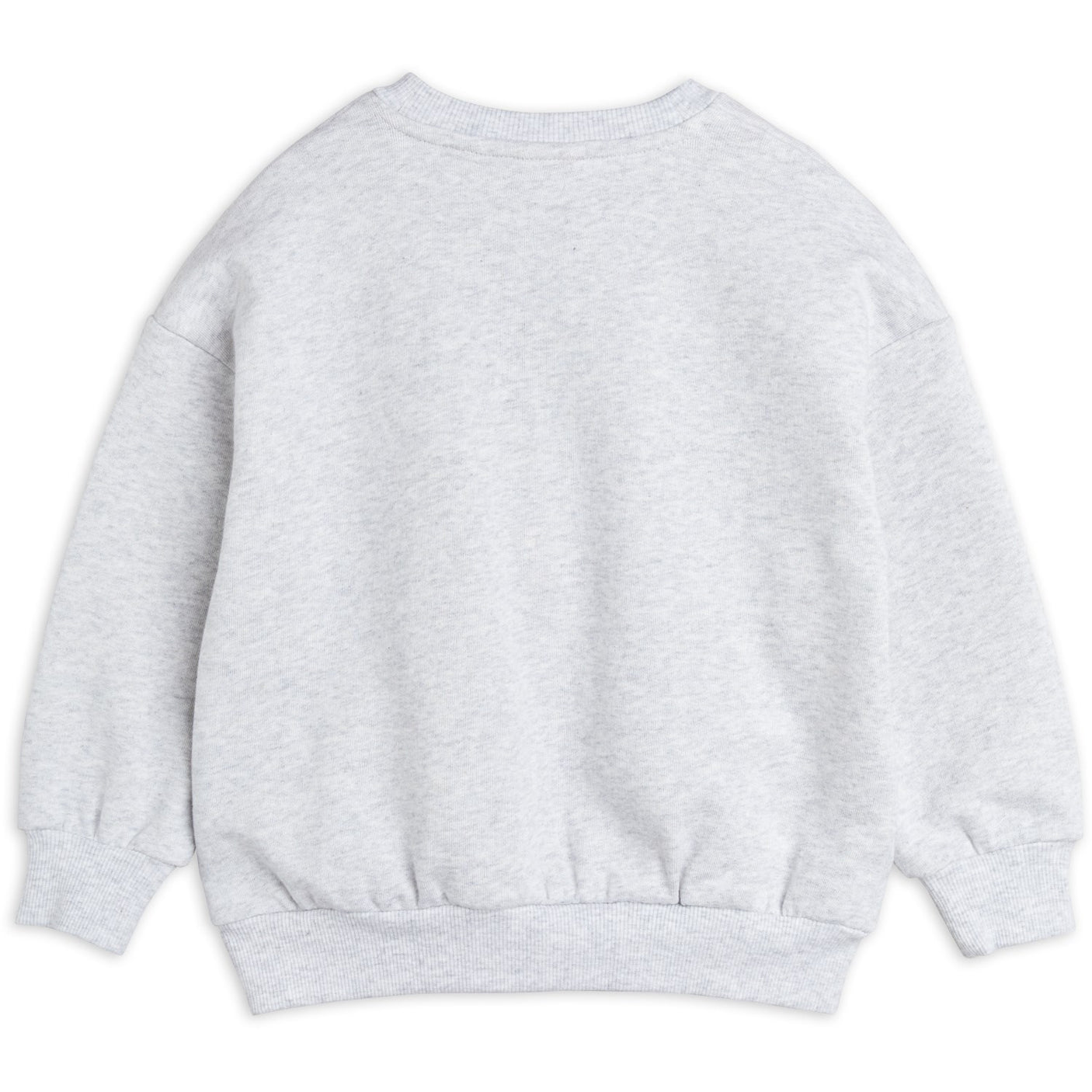 Mini Rodini Grey melange Parrot Embroidery Sweatshirt