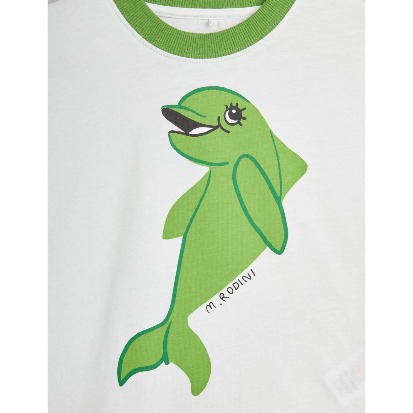 Mini Rodini Green Dolphin T-Shirt