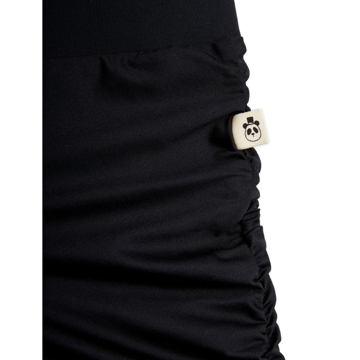 Mini Rodini Black Draped Sporty Bike Shorts