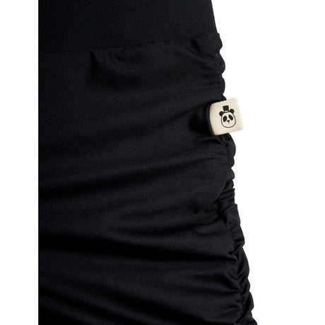 Mini Rodini Black Draped Sporty Bike Shorts