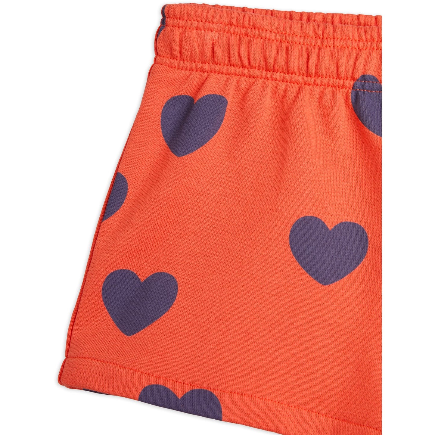 Mini Rodini Red Hearts AOP Sweatshorts