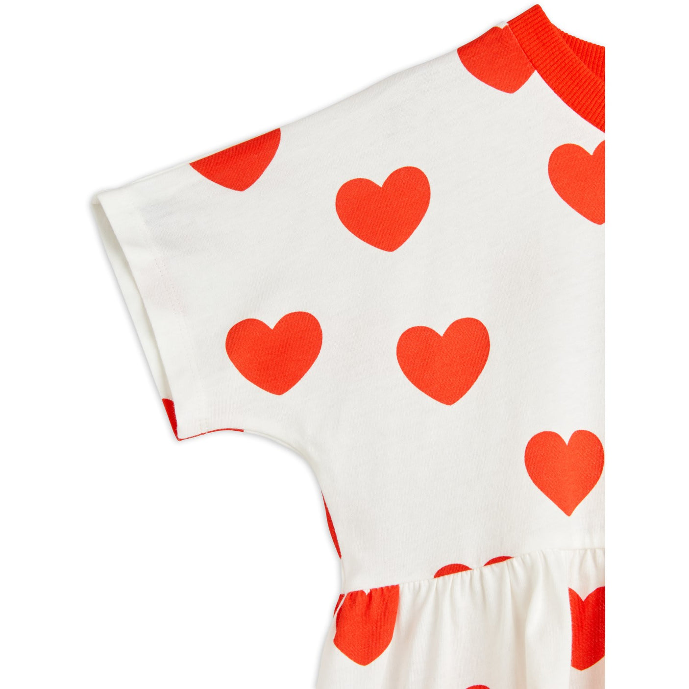 Mini Rodini Red Hearts AOP Dress