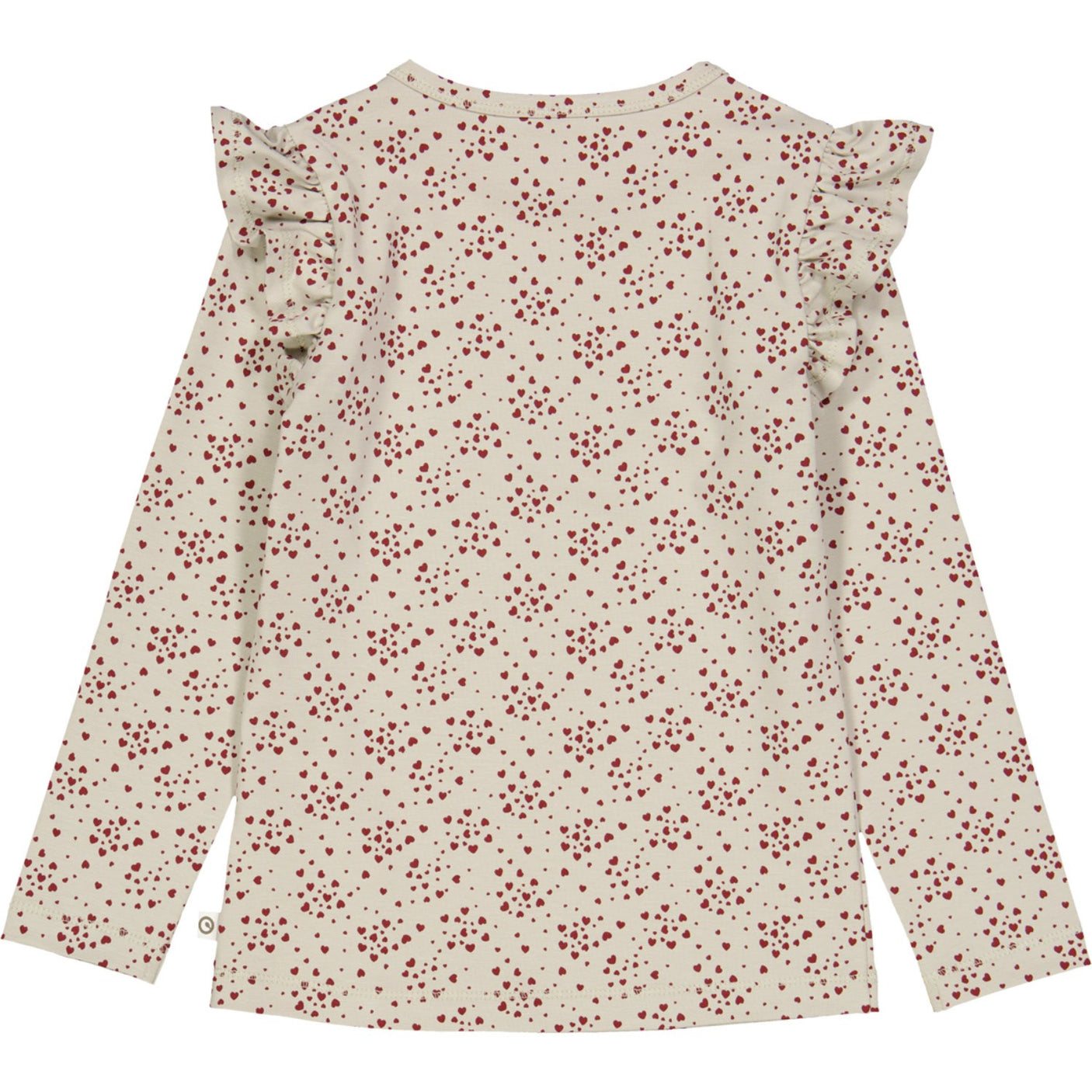 Müsli Soft Green/ Cabernet Love Frill Tee L/S