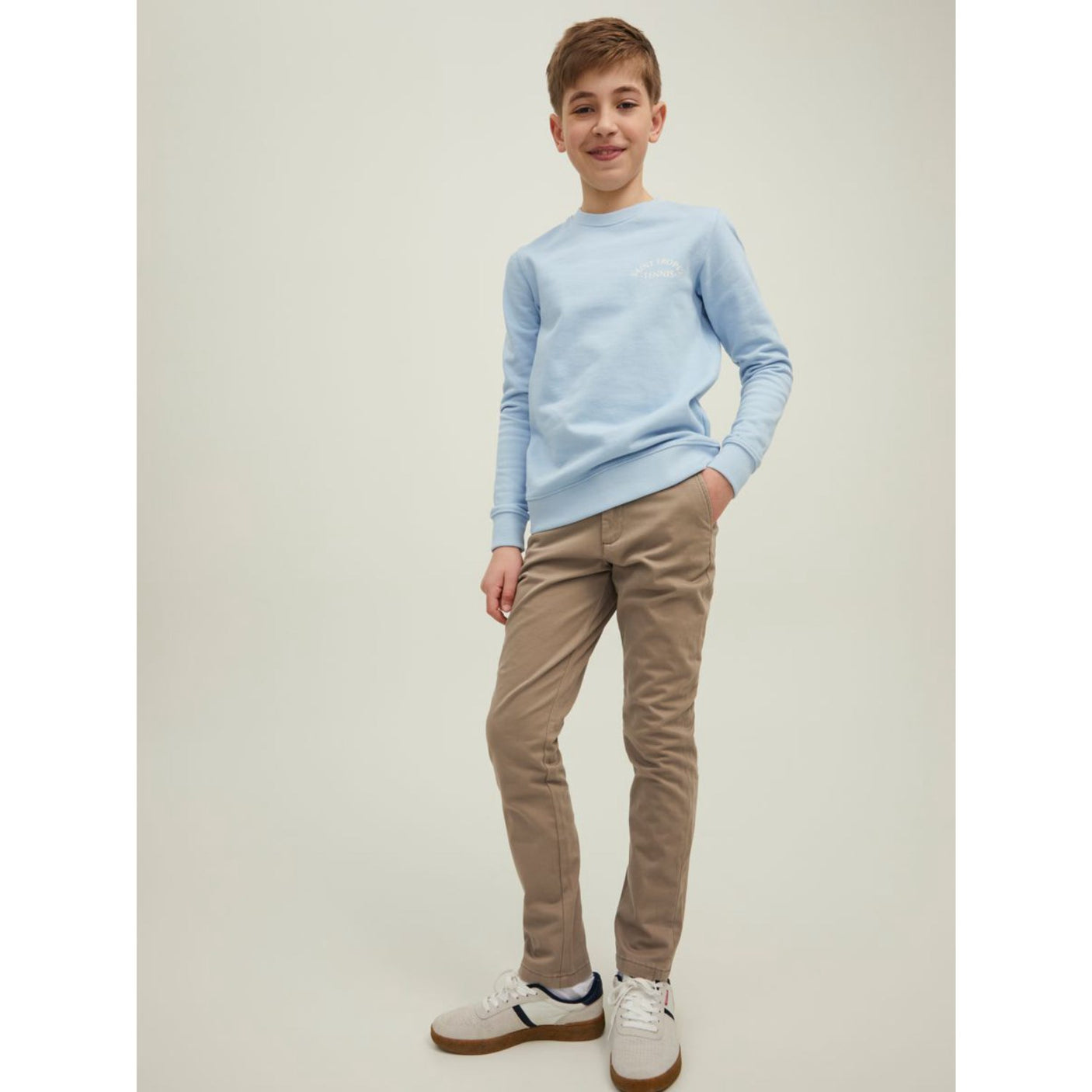 Jack & Jones Junior Beige Marco Bowie Pants Noos