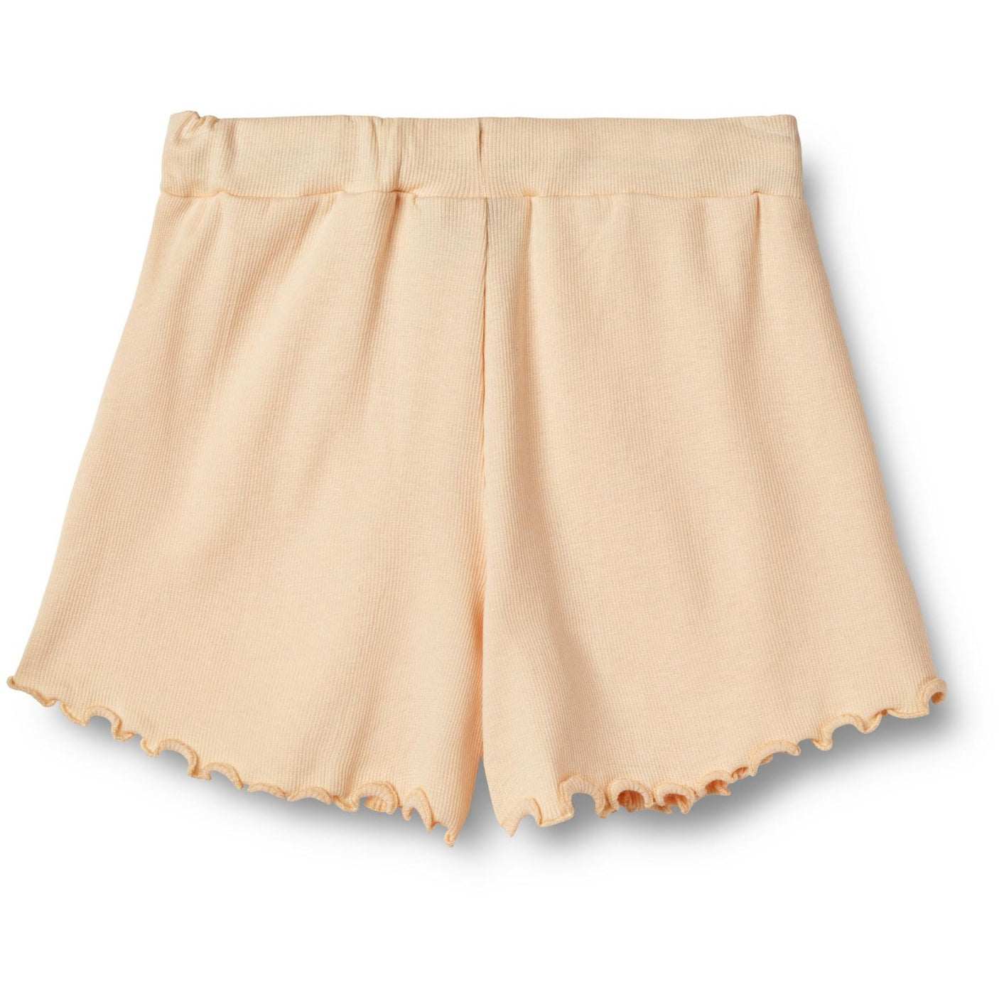 Wheat Pale Peach Rib Shorts Gertrud