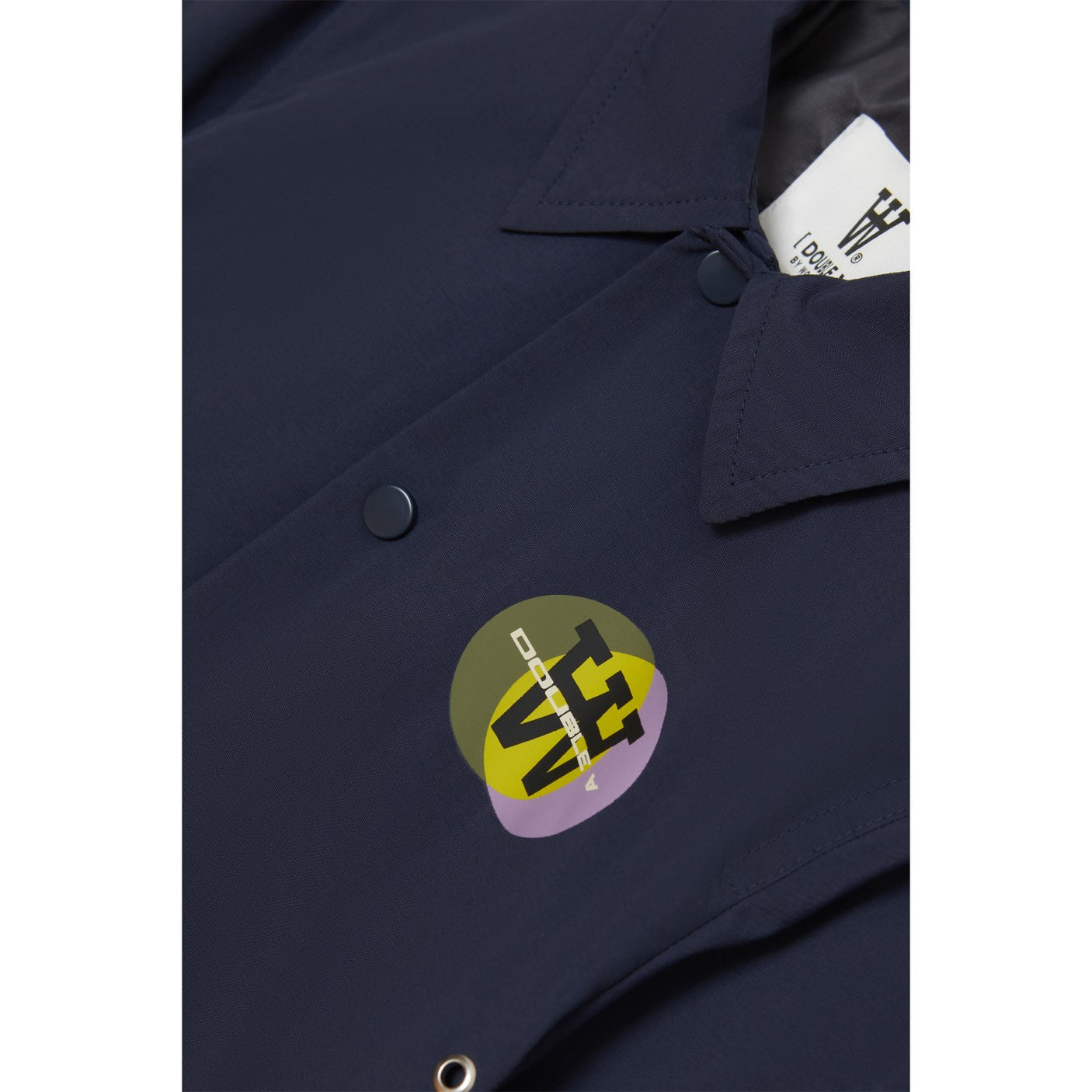 Wood Wood Navy Tommy Eclipse Coach Jacket