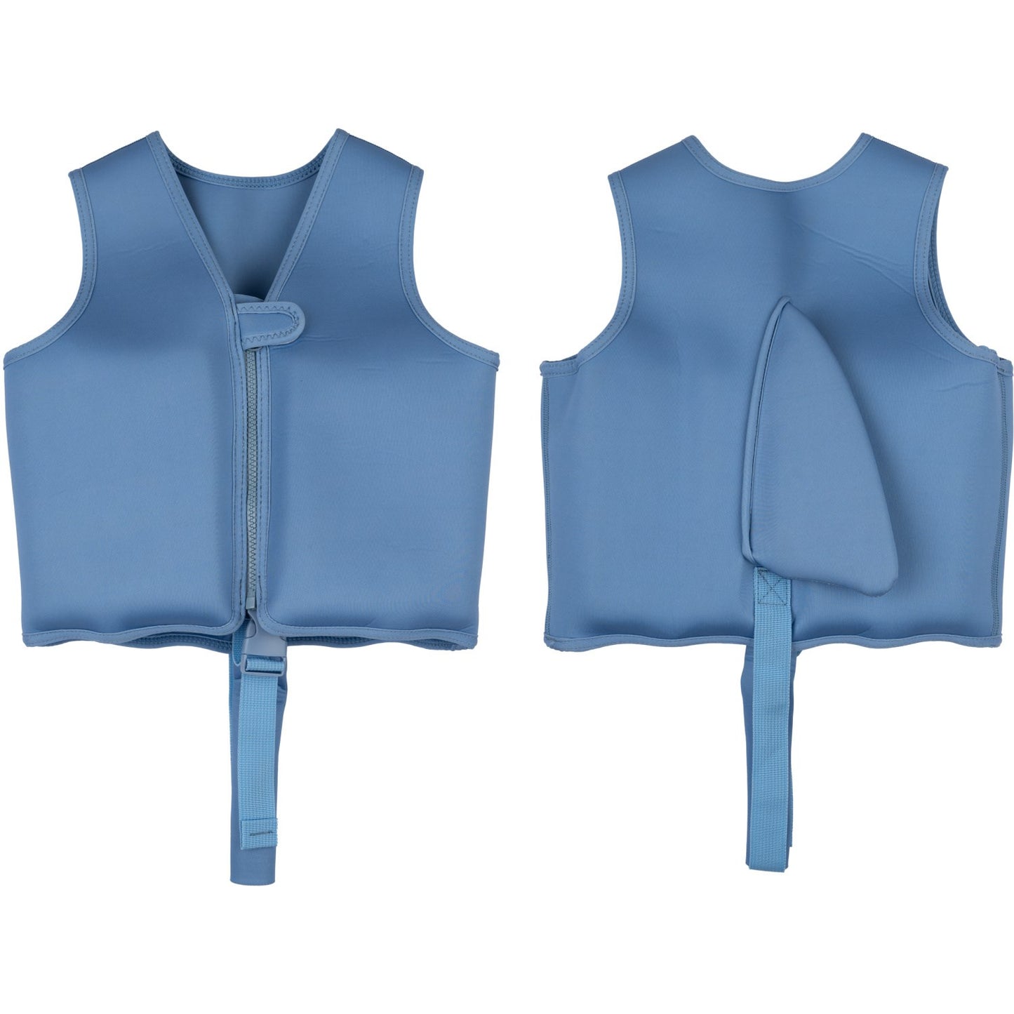 Mikk-Line Swim Vest Solid Faded Denim