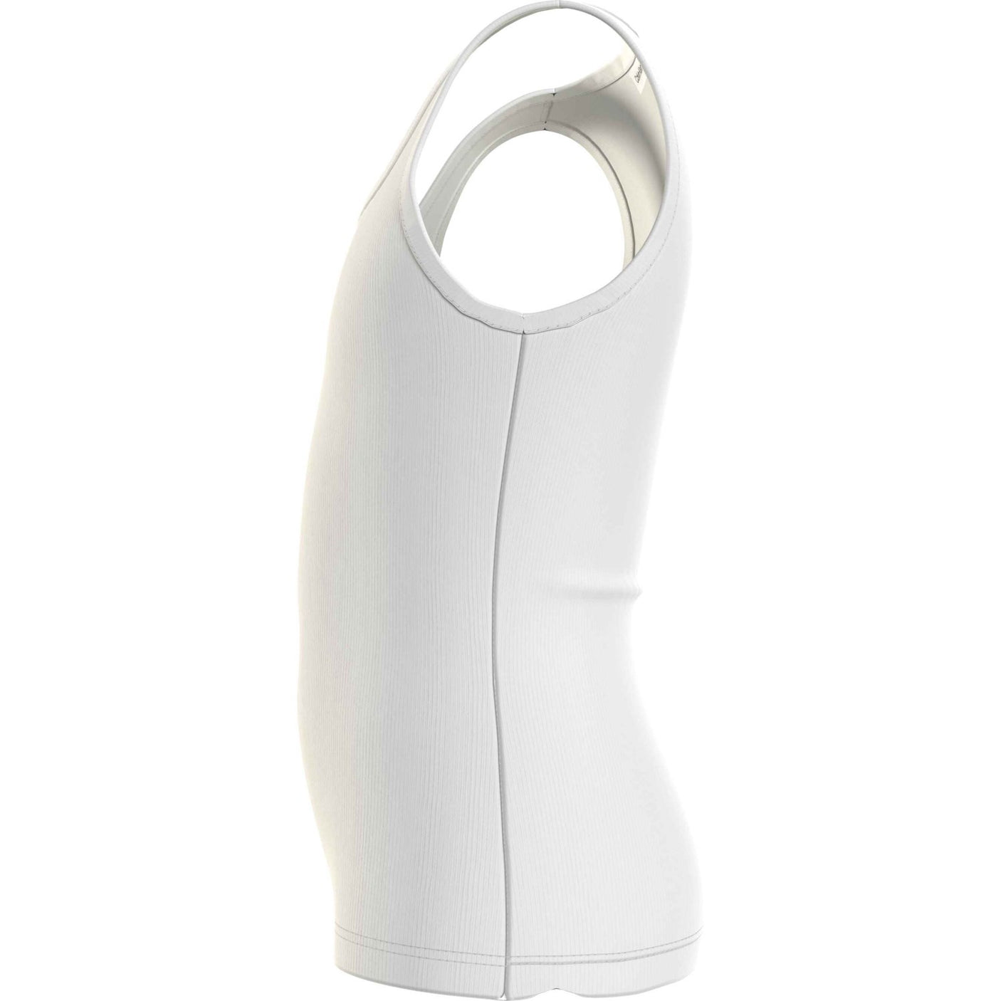Calvin Klein Rib Badge Tank Top Bright White
