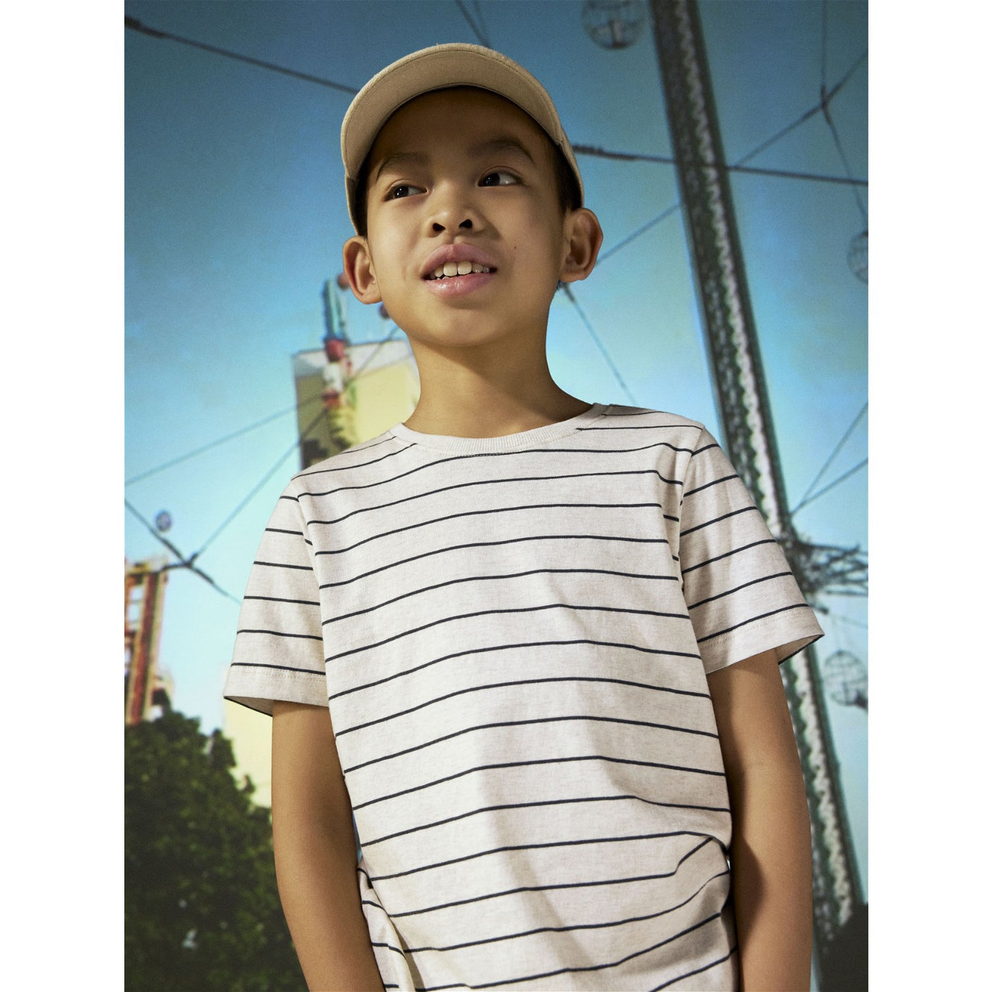 Name It Peyote Melange India Ink Stripes Joben T-Shirt