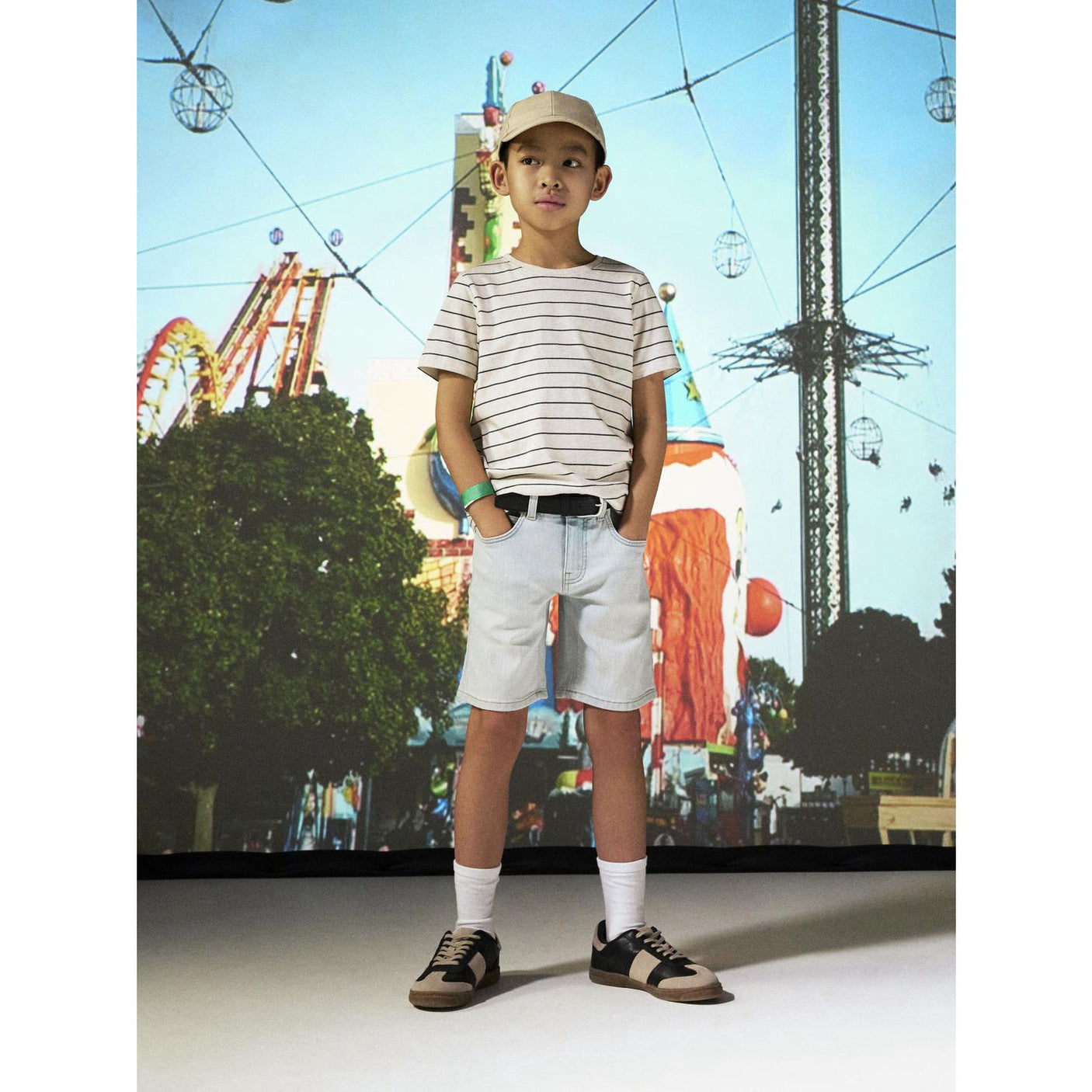 Name It Peyote Melange India Ink Stripes Joben T-Shirt