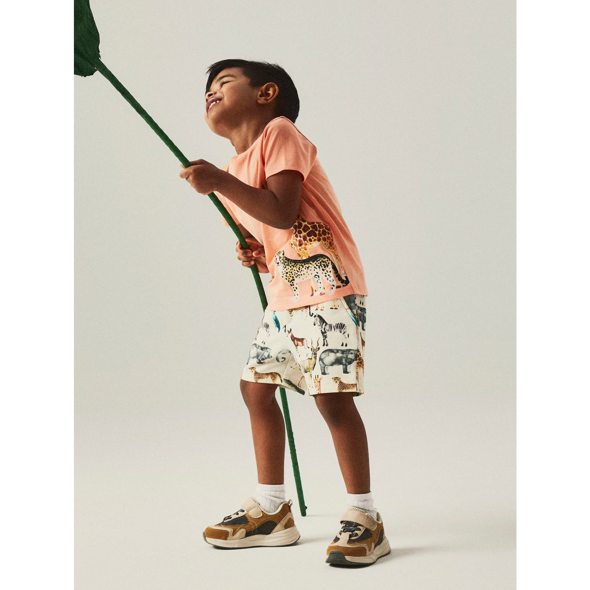 Name It Peyote Melange Jasen Sweat Long Shorts